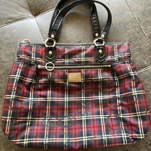 🔥SALE🔥♥️◾️COACH Poppy Plaid Tartan Tote◾️♥️